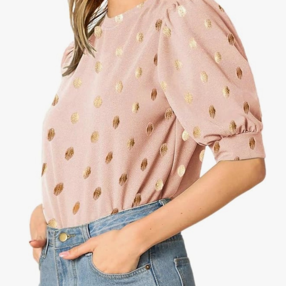 Pink top. Amazon. Large - Picture 2 of 6